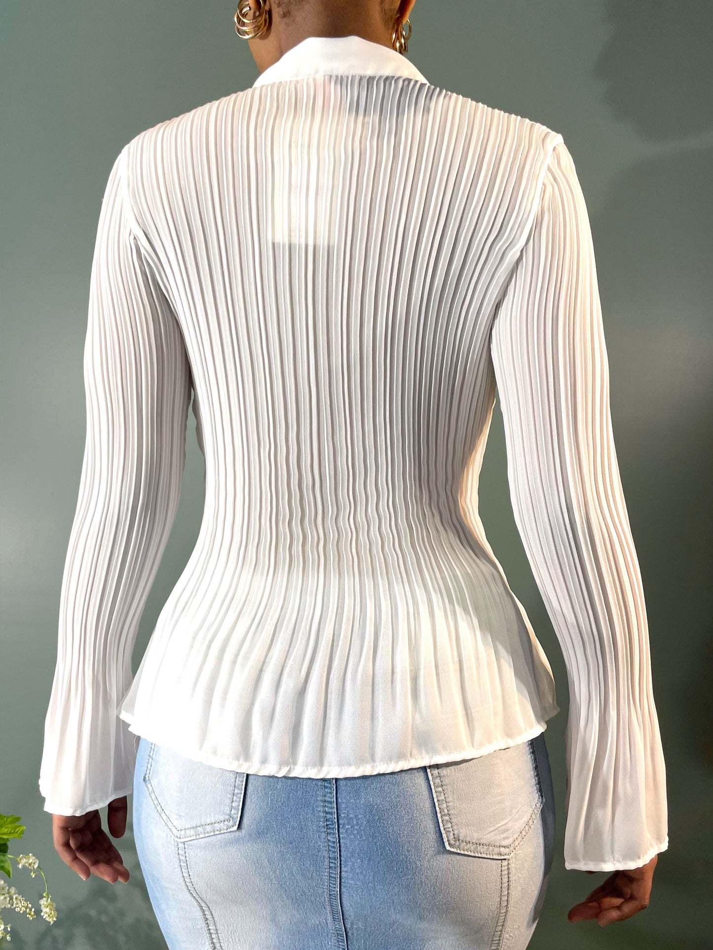 BLOUSE À JABOTS