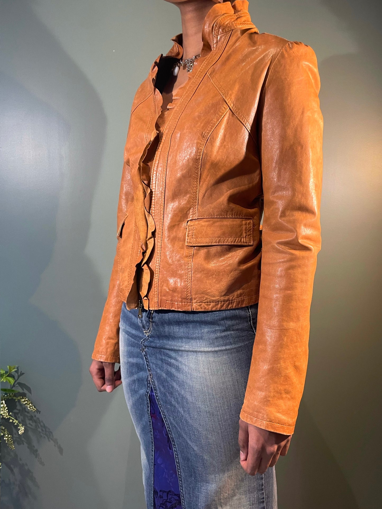 VESTE EN CUIR