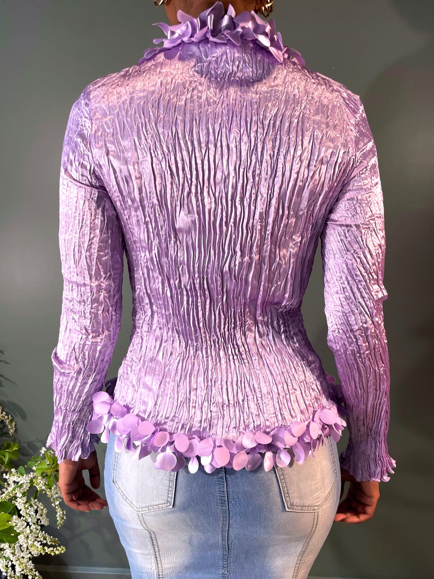 BLOUSE À JABOTS