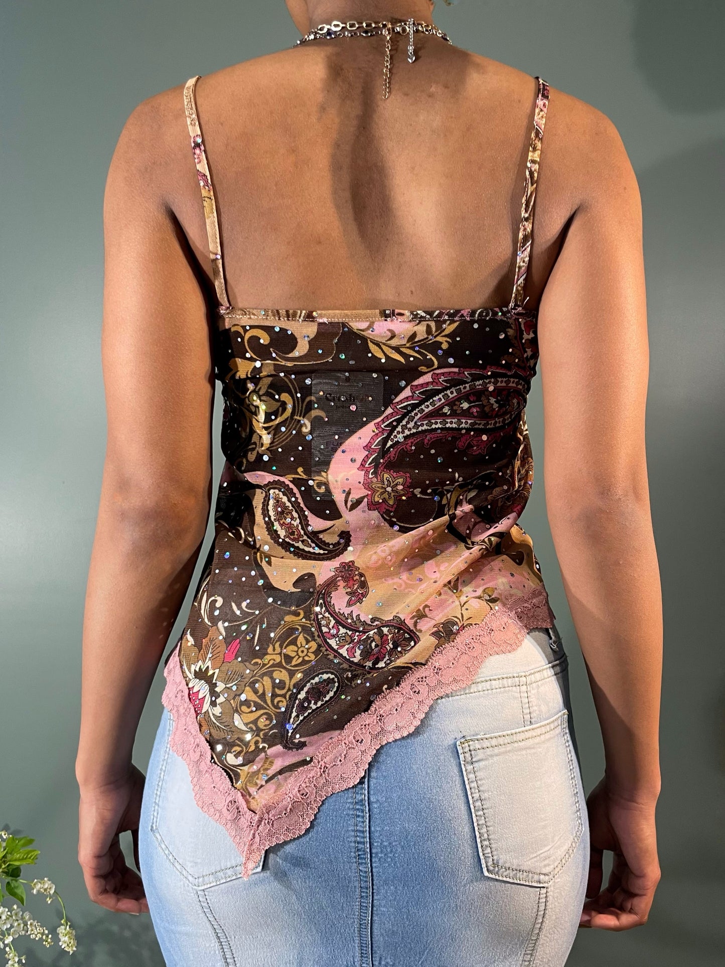 TOP À STRASS