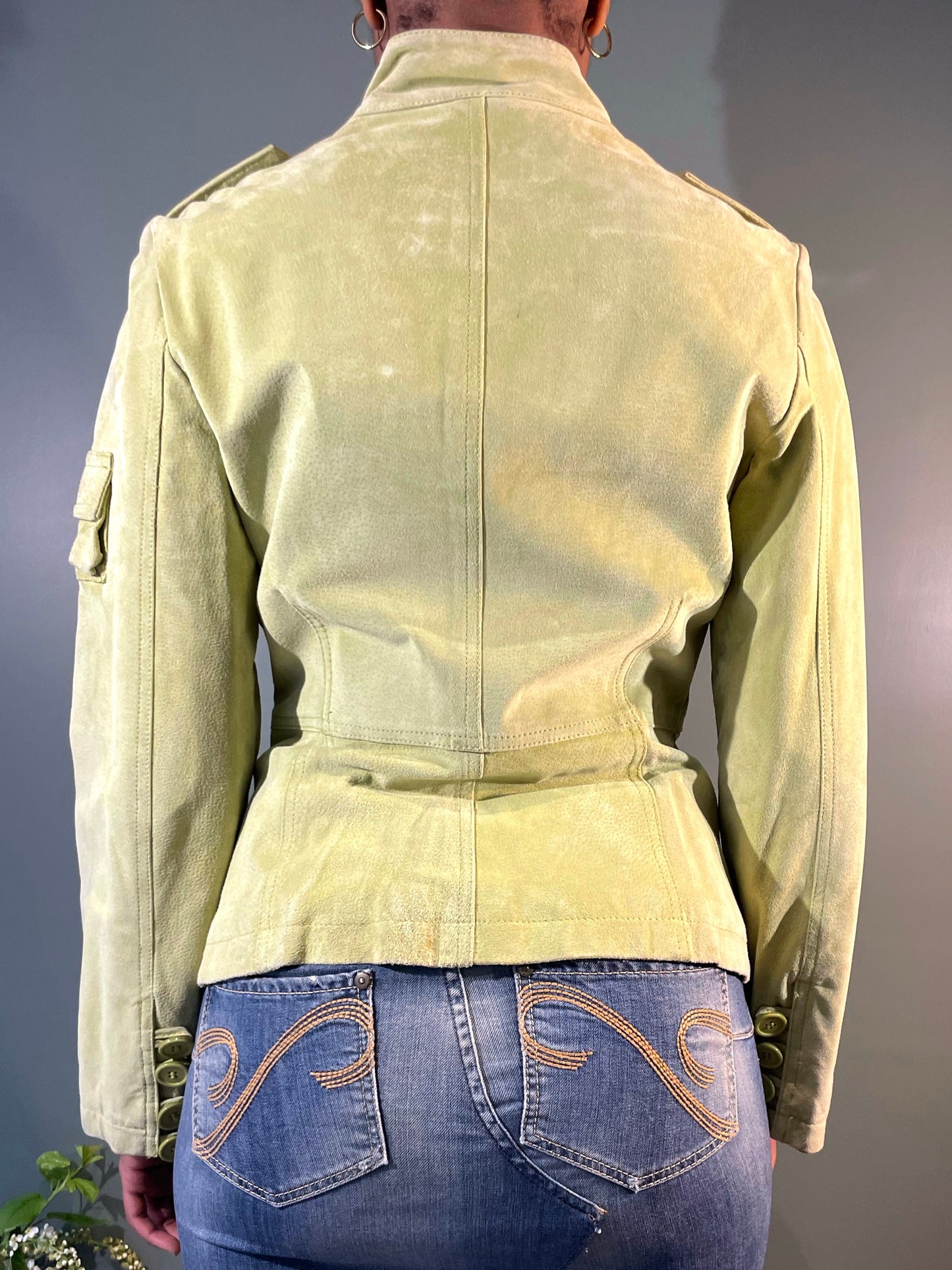 VESTE OFFICIER EN CUIR