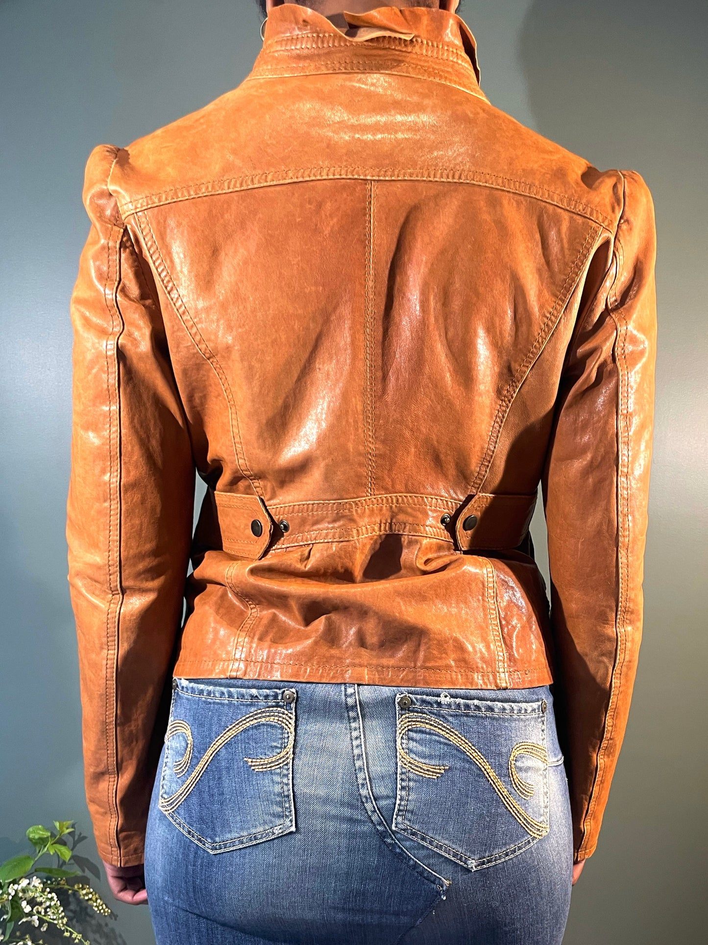 VESTE EN CUIR