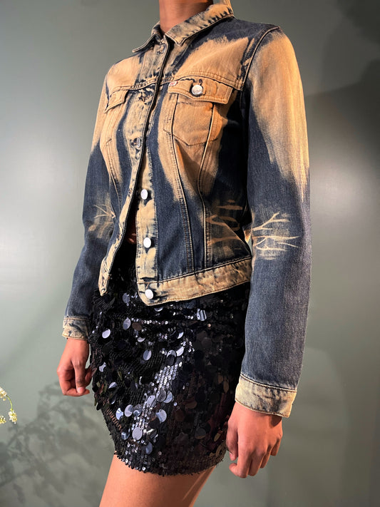 VESTE BLEACHED