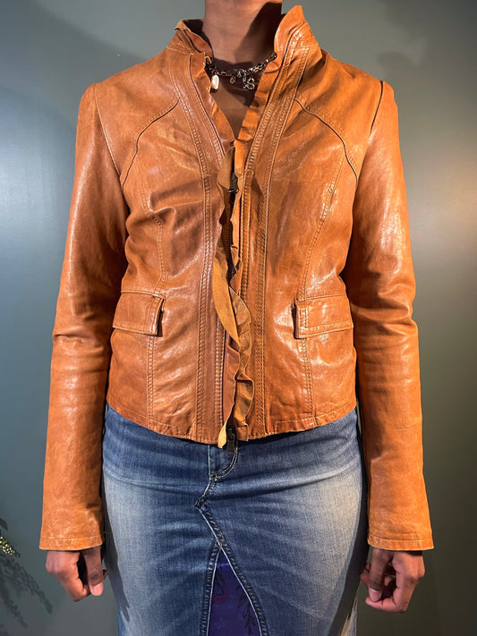 VESTE EN CUIR
