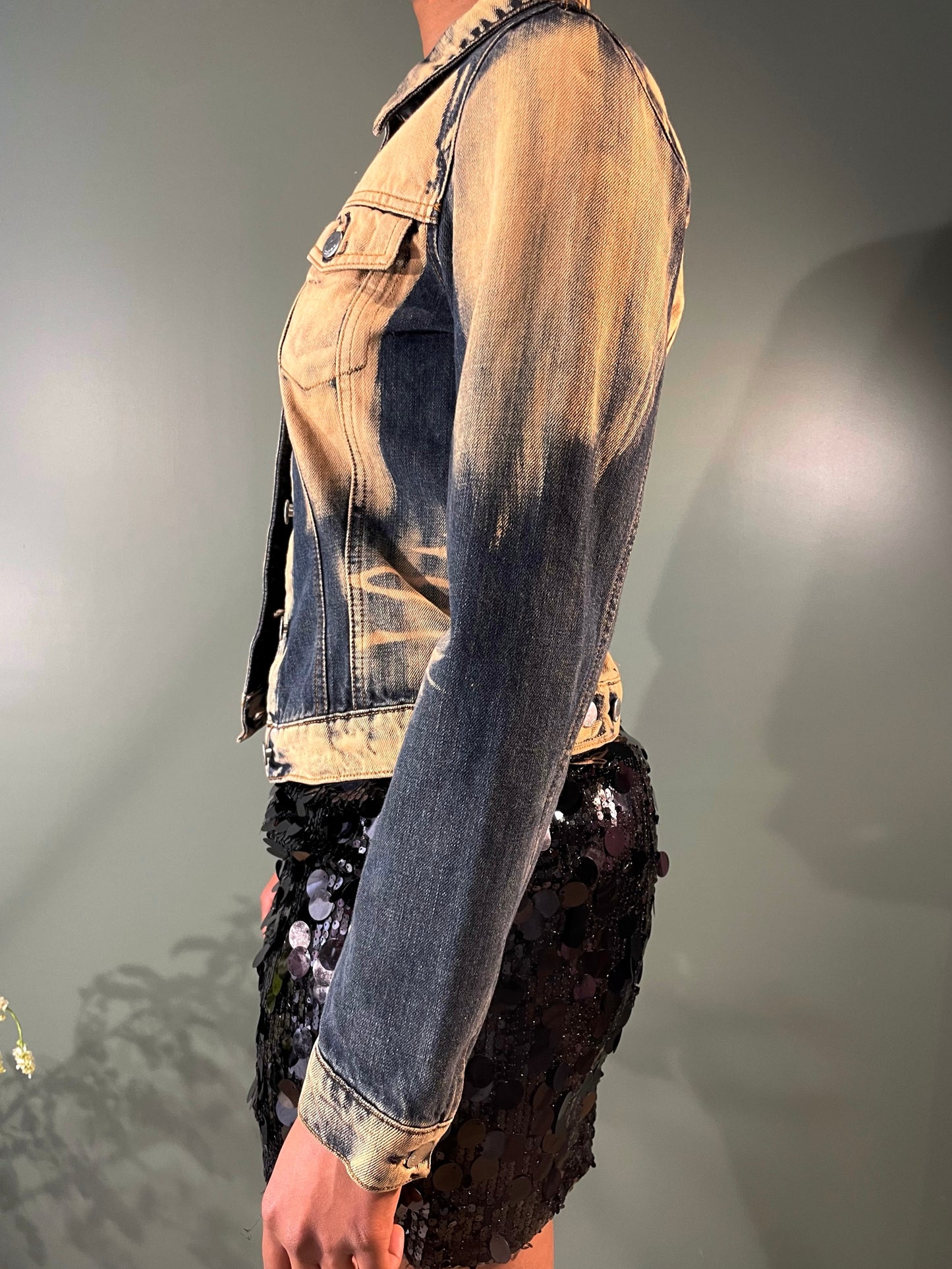 VESTE BLEACHED