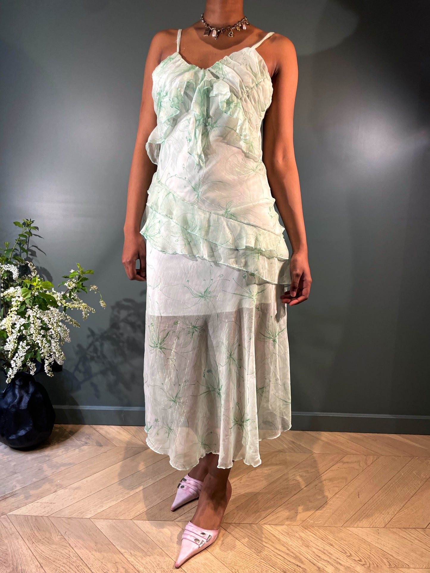 ROBE FAIRY À VOLANTS
