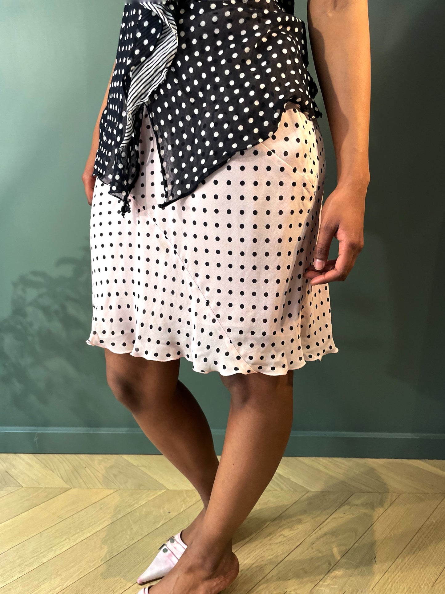 JUPE À POIS
