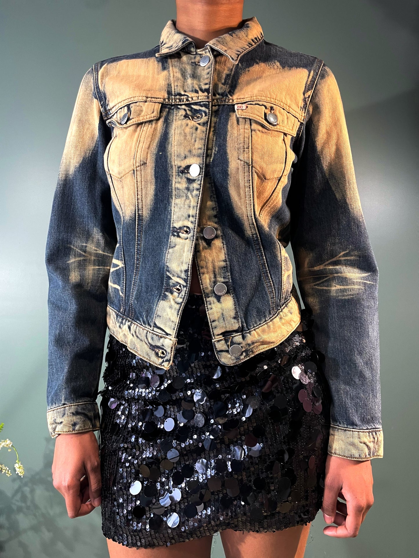 VESTE BLEACHED