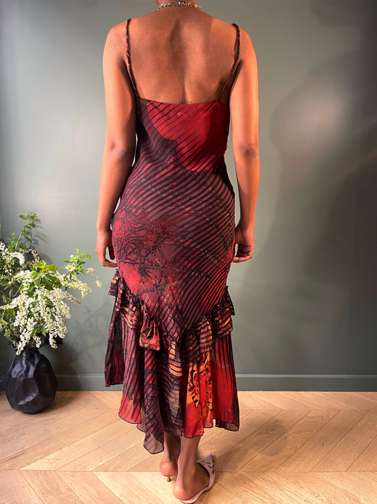 ROBE À VOLANTS