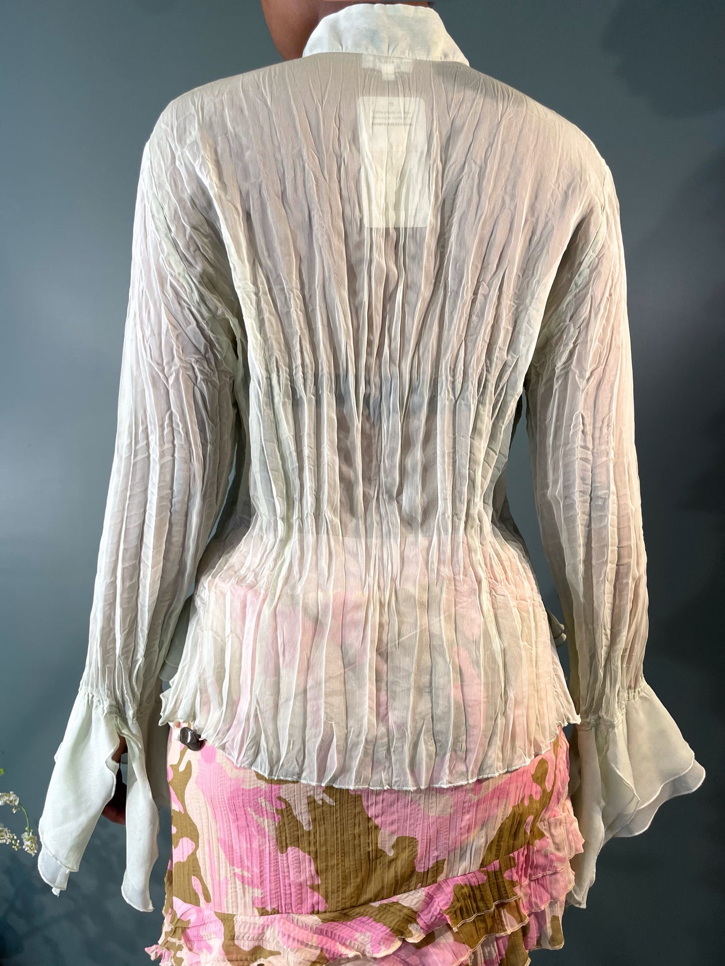 BLOUSE À JABOTS