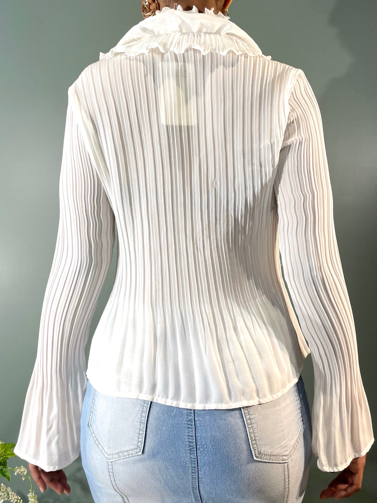 BLOUSE À JABOTS