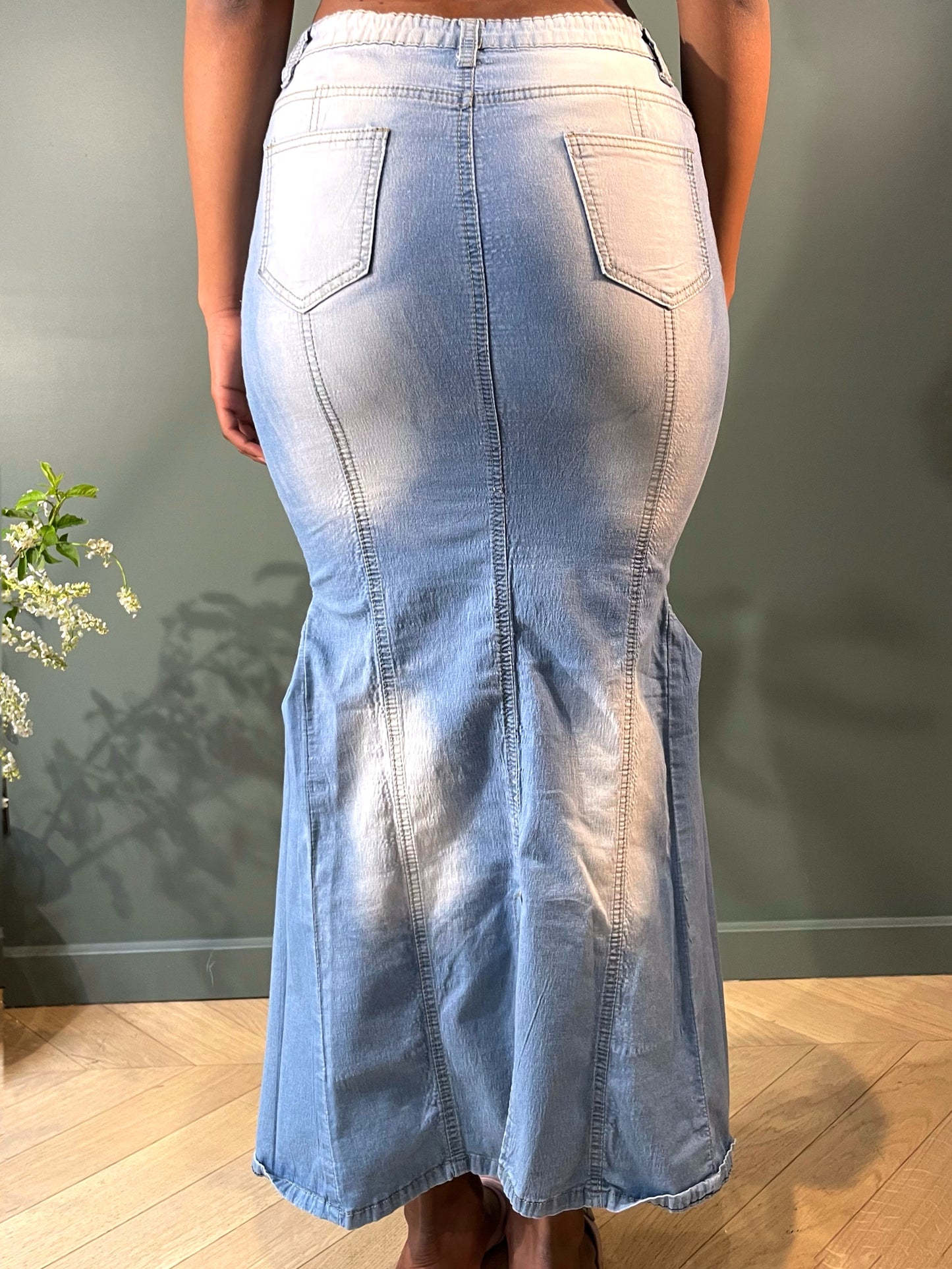 JUPE SIRÈNE EN JEAN