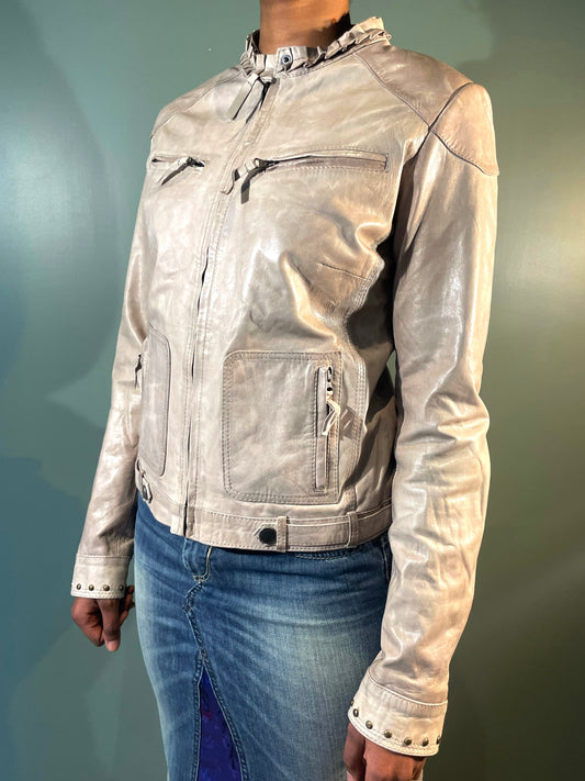 VESTE EN CUIR