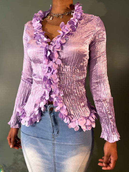 BLOUSE À JABOTS