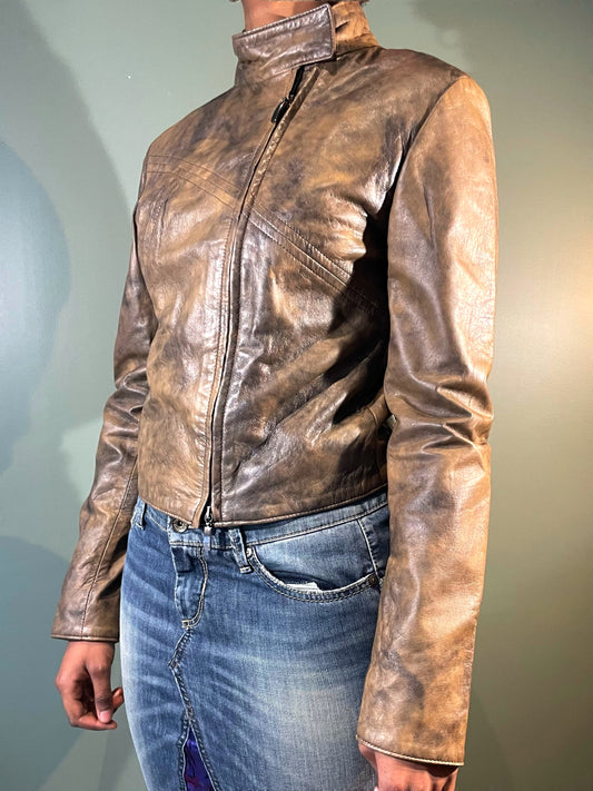 VESTE EN CUIR