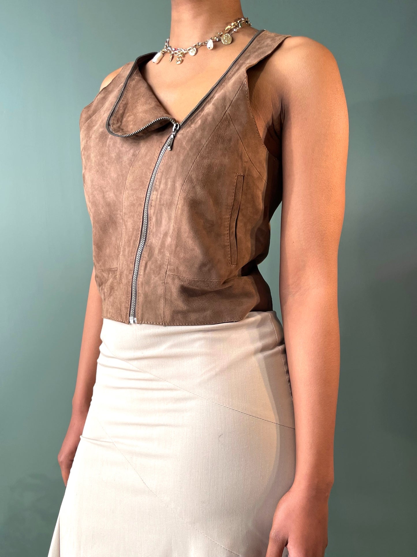 TOP EN CUIR