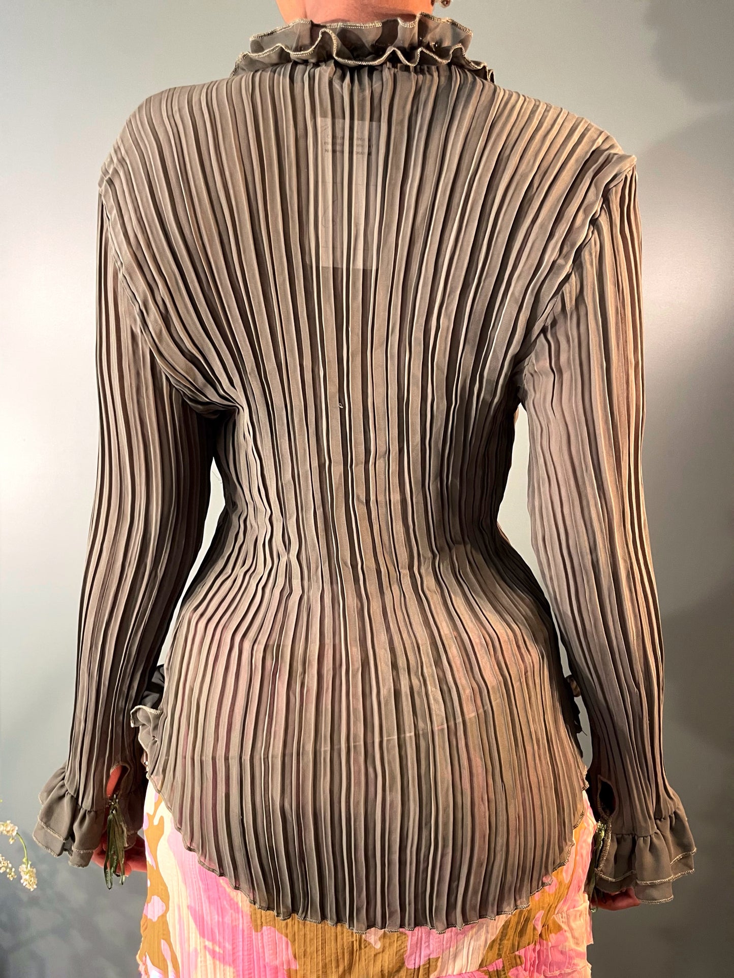 BLOUSE À JABOTS